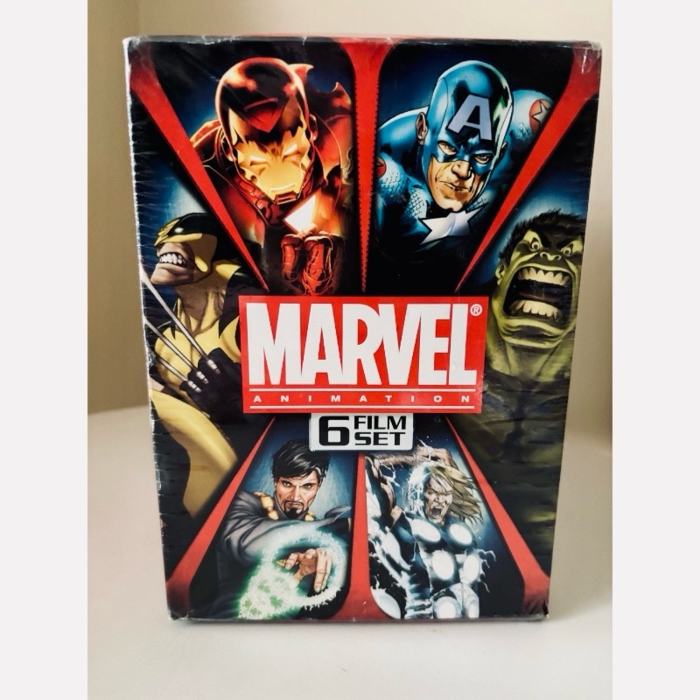Marvel Animation 6-Film DVD Box Set - Avengers, Iron Man, Hulk, Doctor Strange